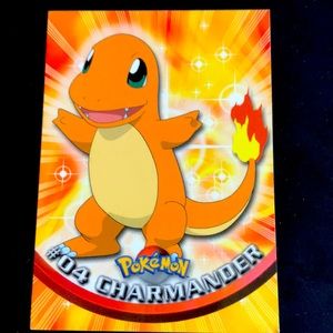 1999 Charmander #4 Topps card
